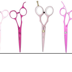 Pink Hairdressing Scissors For Hairstylists - Japan Scissors