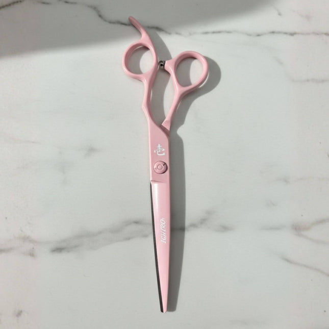Ichiro Pastel Pink Hair Cutting  Scissors From Tokyo Japan (SKU: ICH-PNK-M5050) (SKU: ICH-PNK-M5050 ICH-PNK-C50)