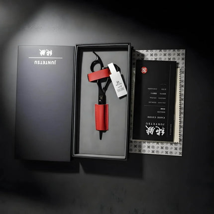 Juntetsu Cobalt Japan Mastersmith made in Tokyo hair cutting and texturizing shear kit  (SKU: JUN-MTY-S70F) (SKU: JUN-MTY-C70)