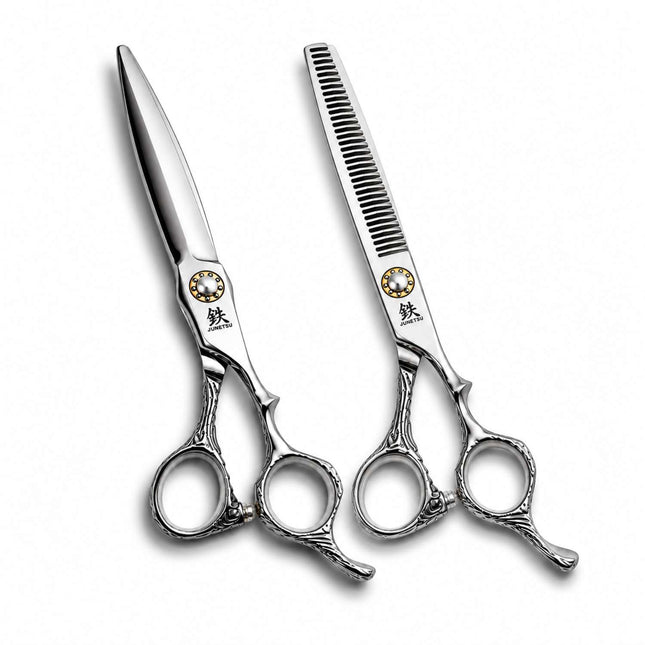 Juntetsu Kenshi cutting and texturising shear set