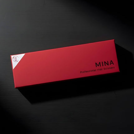 Mina Timeless Hairdressing Matte Black Scissor Set & Kit 5.5" Cutting & 6.0" Thinning (SKU: MIN-TML-S55)