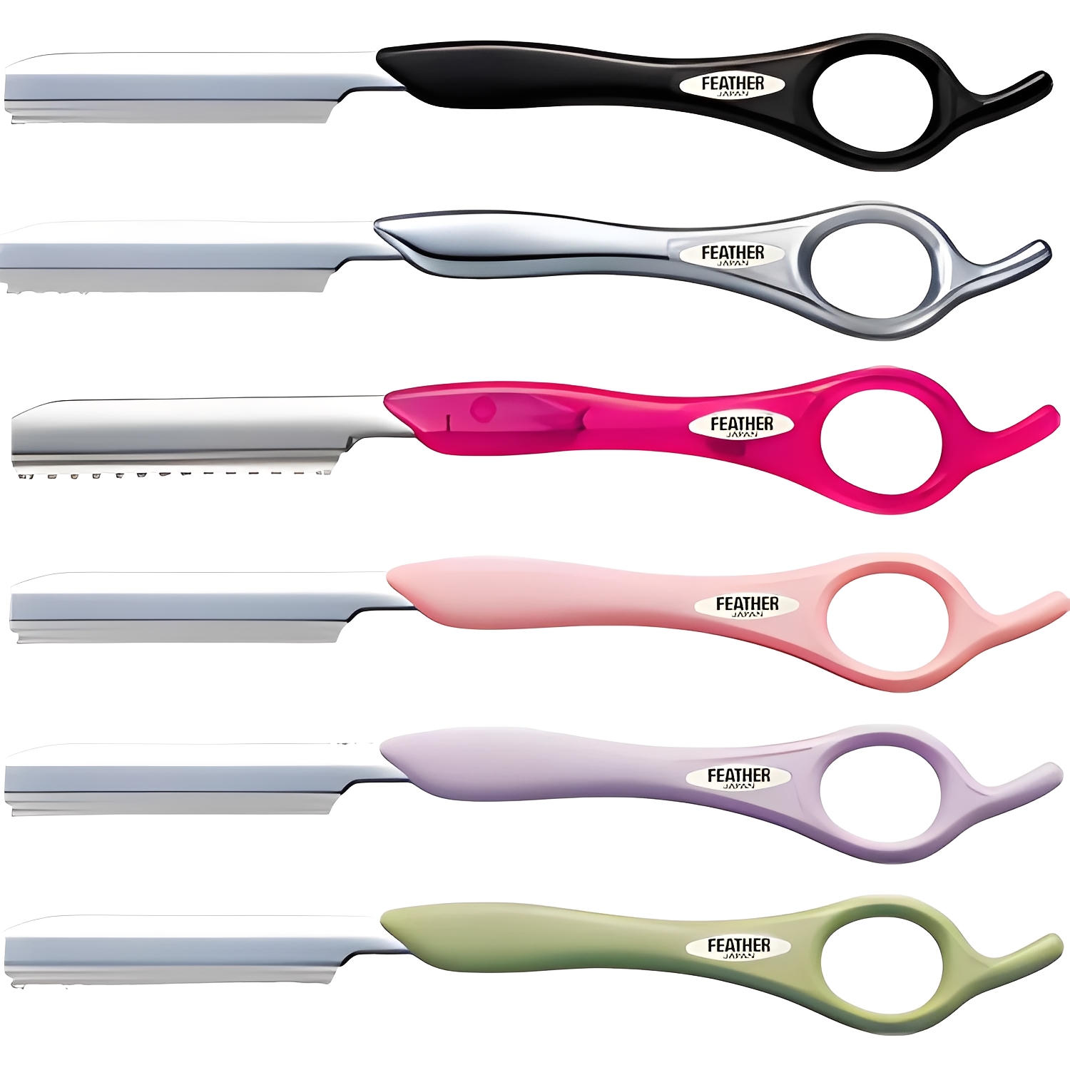 Feather Styling Razor Standard Handle: Premium Haircutting Tool