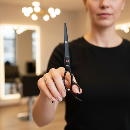 Mina Barber Dark Gem Cutting Scissors (SKU: MIN-DGM-65)