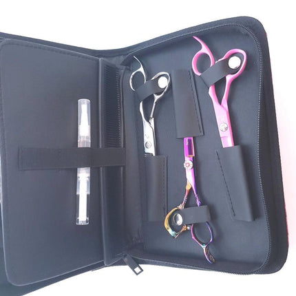 4pcs - Pink Leather Scissors Pouch - Japan Scissors