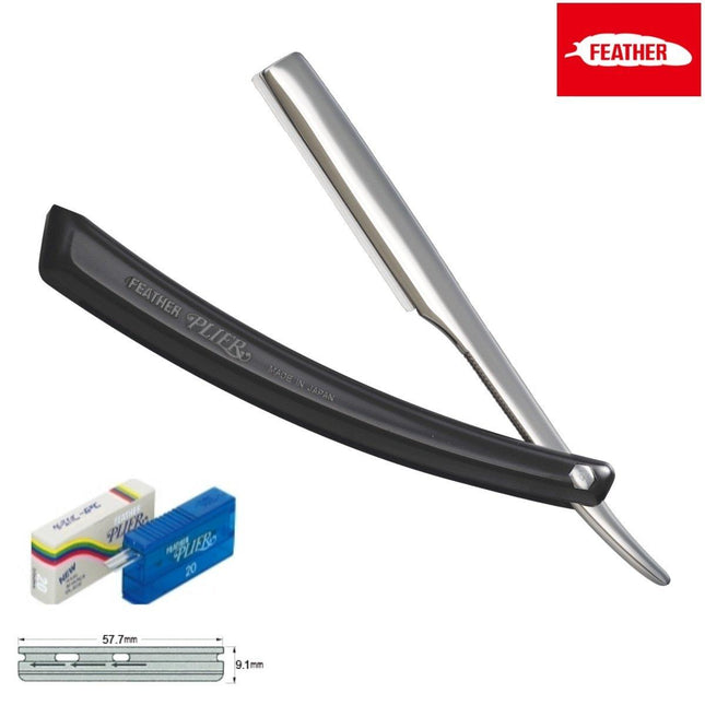 Feather Japan Plier Premium foldbar barberkniv - Japan saks