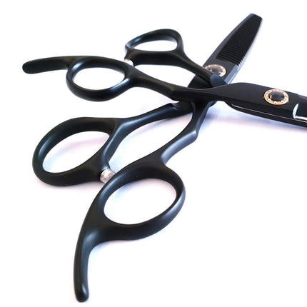 Ichiro Matte Black Cutting & Thinning Scissors Set - Japan Scissors