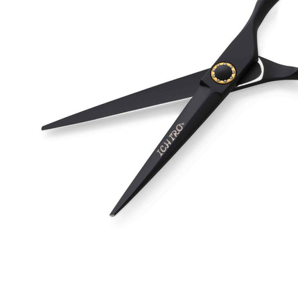 Ichiro Матовый черный набор парикмахерских ножниц - Japan Scissors