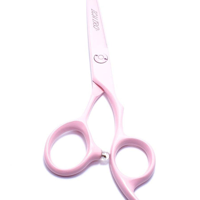 Ichiro Tijera para cortar cabello rosa pastel - Japan Scissors