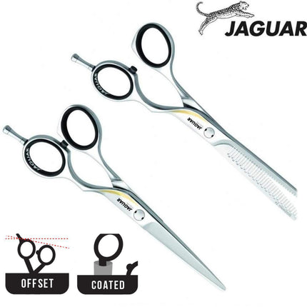 Jaguar Gold Line Goldwing Offset Cutting & Thinning Set - Japan Scissors