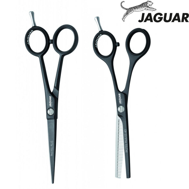 Jaguar Set da taglio e sfoltimento Lava Black Pastell Plus - Forbici giapponesi