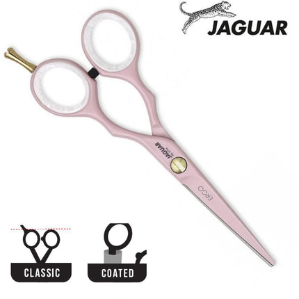 Jaguar Pink Pre Style Ergo Hair Cutting Scissors - Japan Scissors