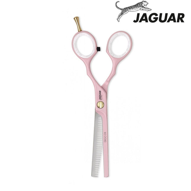 Jaguar 粉色Pre Style Ergo稀疏剪刀-日本剪刀