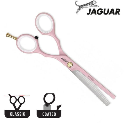 Jaguar Розовые филировочные ножницы Pre Style Ergo - Japan Scissors