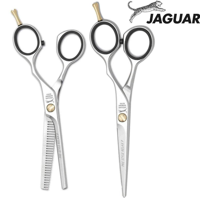 Jaguar Pre Style Relax kairiarankių žirklių rinkinys - Japonijos žirklės