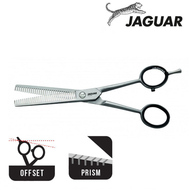Jaguar 缎面双面6.0英寸头发稀疏剪刀-日本剪刀