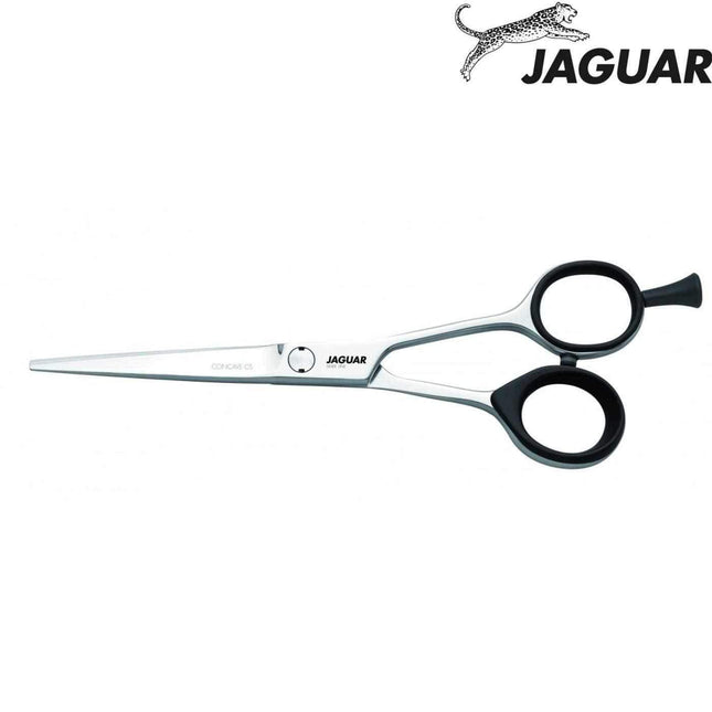 Jaguar Tisores de tall de cabell Offset còncaves Silver Line - Tisores del Japó