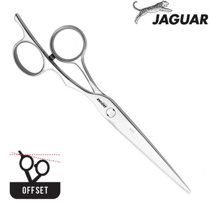 Jaguar Silver Line Fame Offset Hair Cutting Scissors - Japan Scissors
