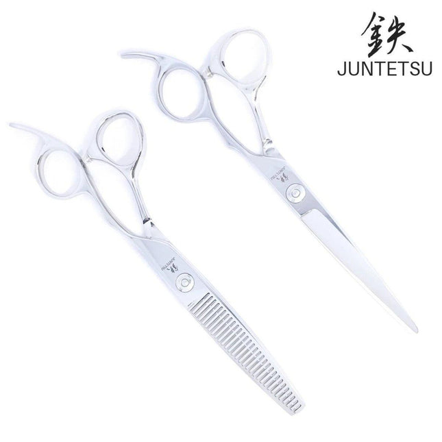 Juntetsu Offset Cutting & Thinning Gunting Set - Japan Gunting