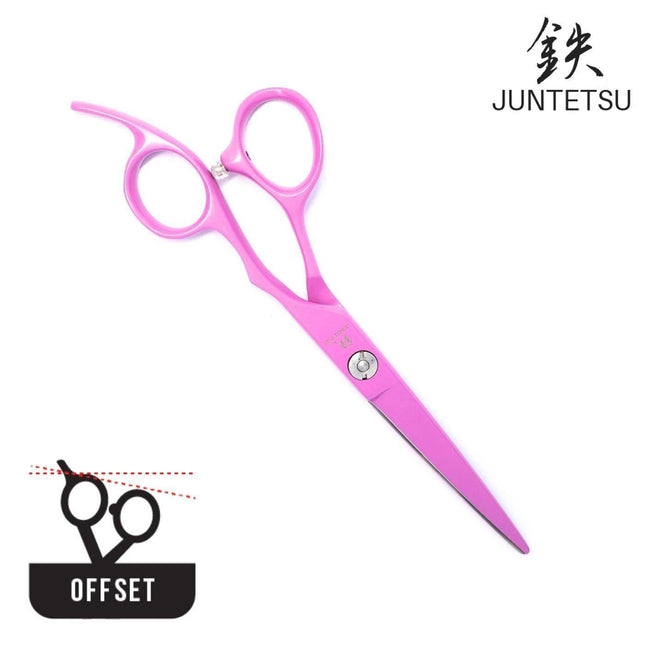 Set di forbici da taglio e sfoltimento rosa Juntetsu - Forbici giapponesi