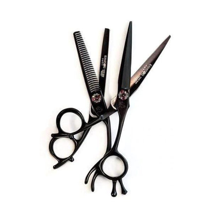 Kamisori Black Diamond III Hairdressing Scissor Set - Japan Scissors