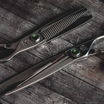 Kamisori Set per tagliare e sfoltire i capelli Revolver III - Forbici giapponesi