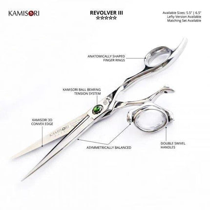 Kamisori Revolver Professional Haircutting Shears - Japan Scissors