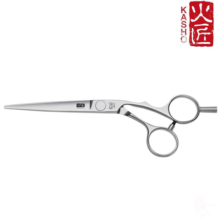 Kasho Silver Offset Hair Cutting Scissors - Japan Scissors