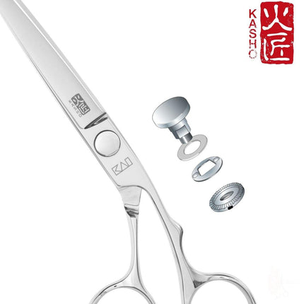 Kasho Серебряные ножницы для стрижки прямых волос - Japan Scissors