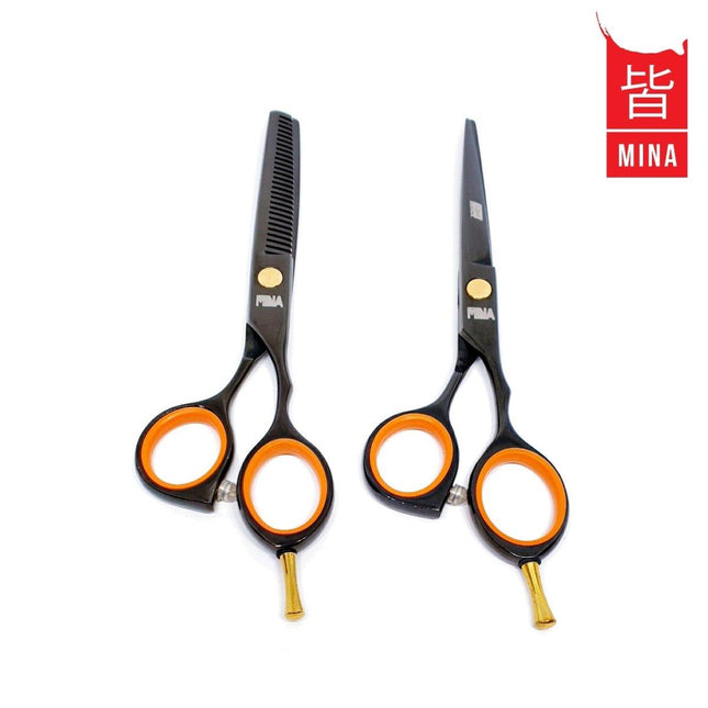 Mina Kuro Cutting & Thinning Scissors Set - Japan Scissors