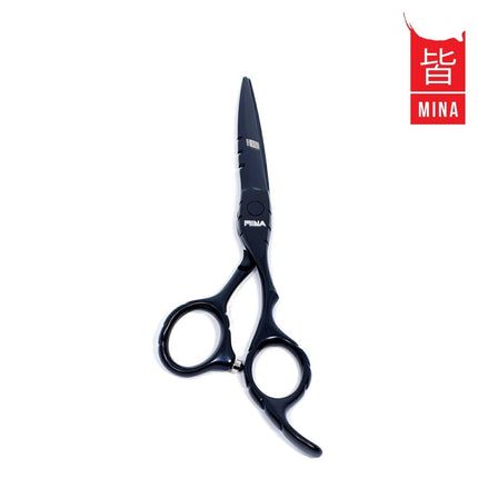 Mina Matte Black Cutting Scissors Offset - Japan Scissors