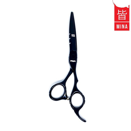 Mina Offset czarnych matowych nożyczek tnących - Japan Scissors