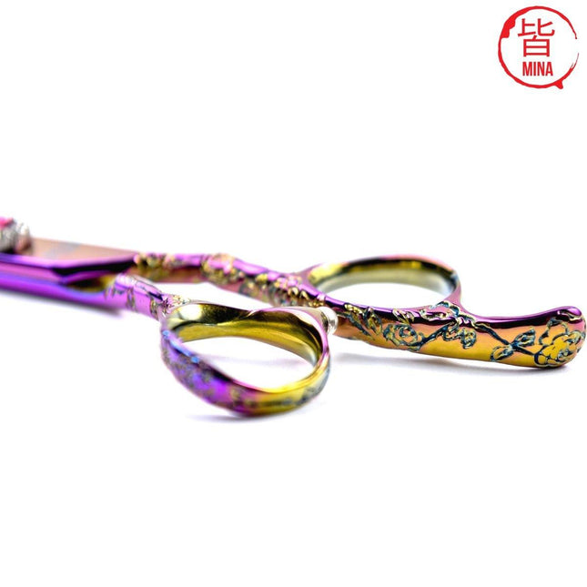 Mina Juego de tijeras de peluquería Rainbow II - Japan Scissors